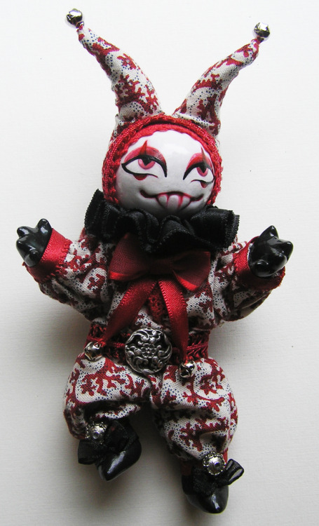 slocotion:13cm posable polymer clay doll, custom made a while...