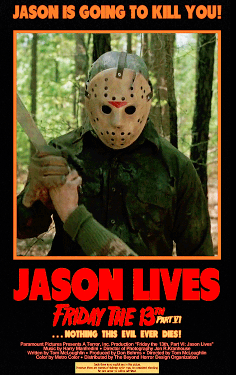 Friday The 13th Part 6 Jason Lives Tumblr