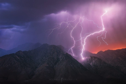 coiour-my-world:Thunder Mountain ~ Michael Shainblum