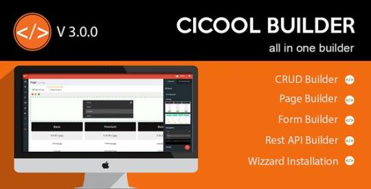 Cicool v3.0.0 – Page, Form, Rest API and CRUD Generator Nulled