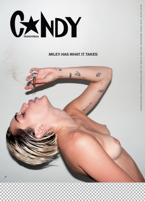 terrysdiary:9 Miley Cyrus Covers shot by Me for Candy Magazine...