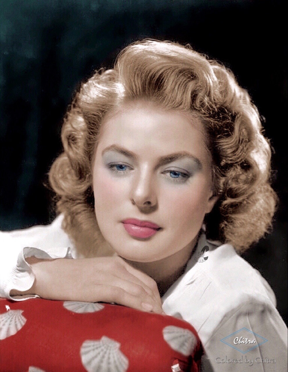 ingrid bergman colorized wow what a cute smile ib ingrid bergman colorized wow what a cute smile ib