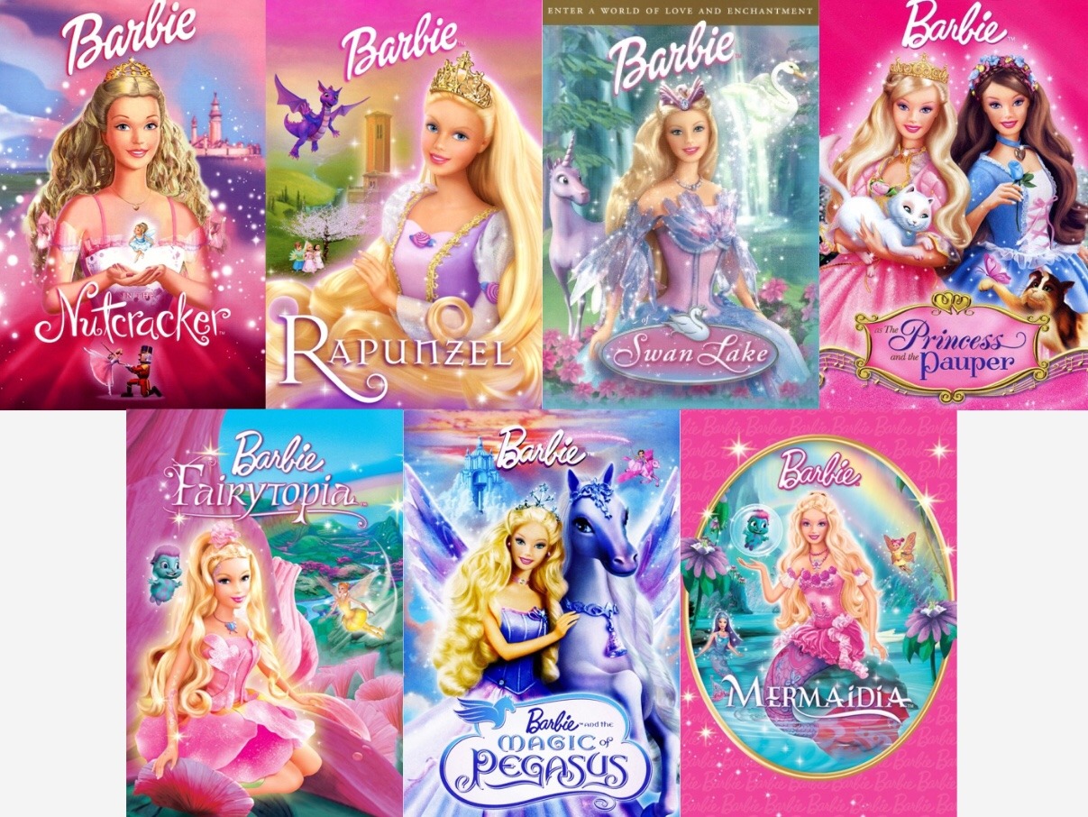 all old barbie movies