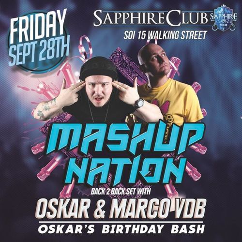 Don’t miss Oskar’s Birthday Bash here at Sapphire Club! ✌