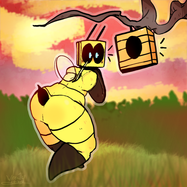 Wheatley's Lair - A cute, little, minecraft bee.