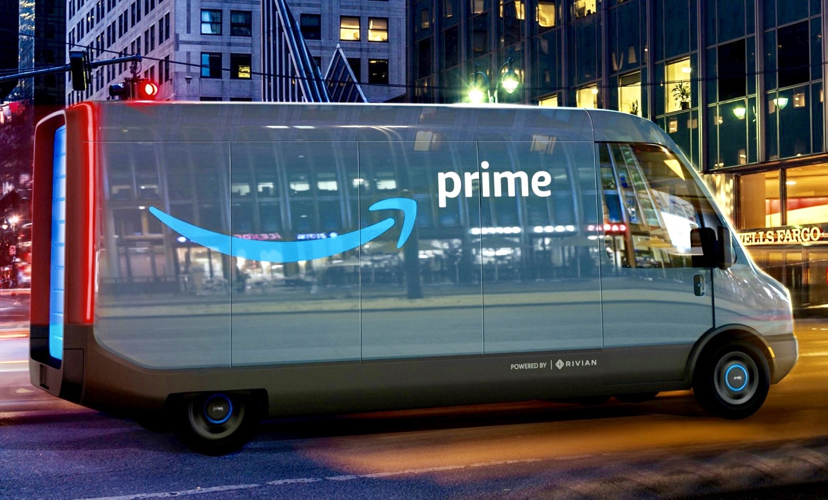 Carsthatnevermadeitetc — Rivian Amazon Delivery Van, 2021. As part of...