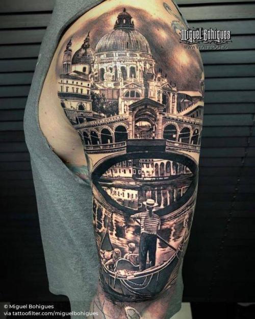 By Miguel Bohigues, done at V Tattoo, Aldaia.... black and grey;patriotic;big;half sleeve;facebook;location;twitter;miguelbohigues;italy;venice;europe;upper arm