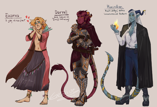 excaive:drew some boys!! from the short dnd session i had this...