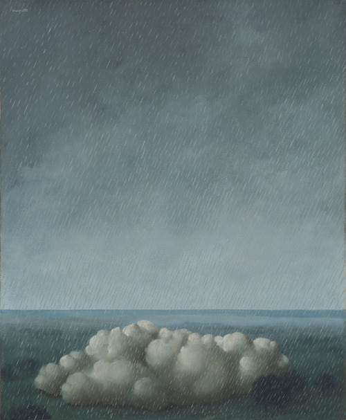 mythologyofblue:René Magritte, Song of the Storm, 1937