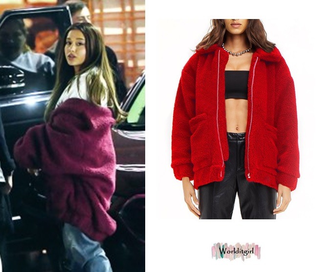 Ariana Grande Oversized Hoodie Outfit - Ariana Grande Songs