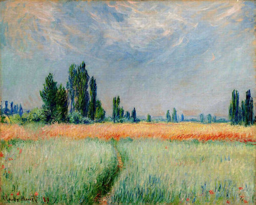 artist-monet:The Wheat Field, Claude...