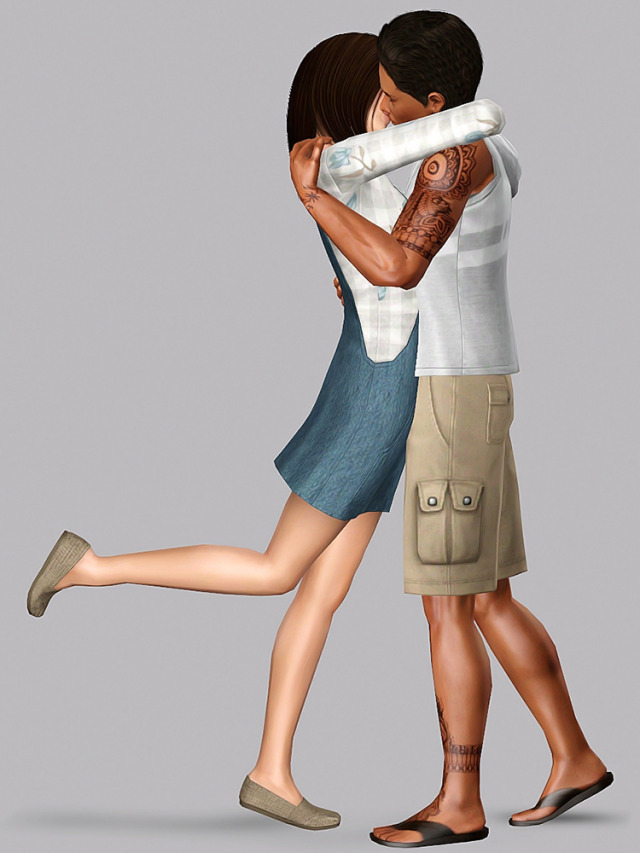 Sims 3 CC Finds Poselist Kiss Me