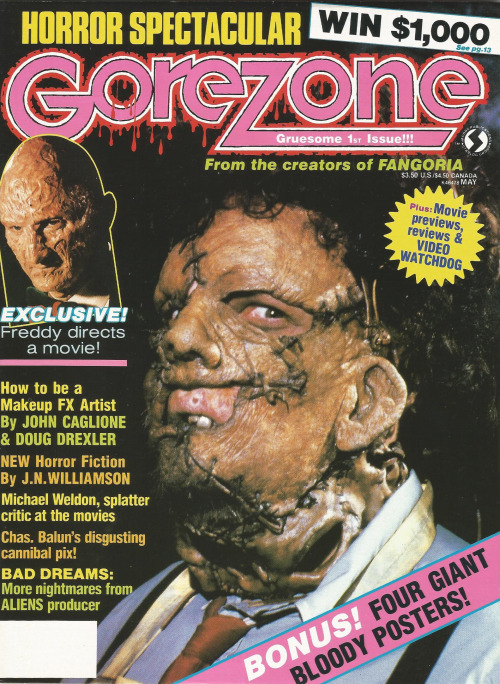 GOREZONE #11 Magazine JAN. 1990 Texas Chainsaw Massacre 3, Toxic Avenger III GOREZONE #11 Magazine JAN. 1990 Texas Chainsaw Massacre 3, Toxic Avenger III