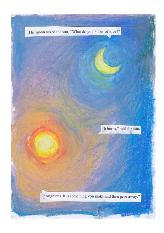 the moon asks a question by dirgewithoutmusic illustrated by purutsukid