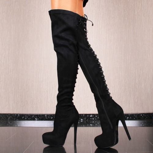 over knee boots on Tumblr