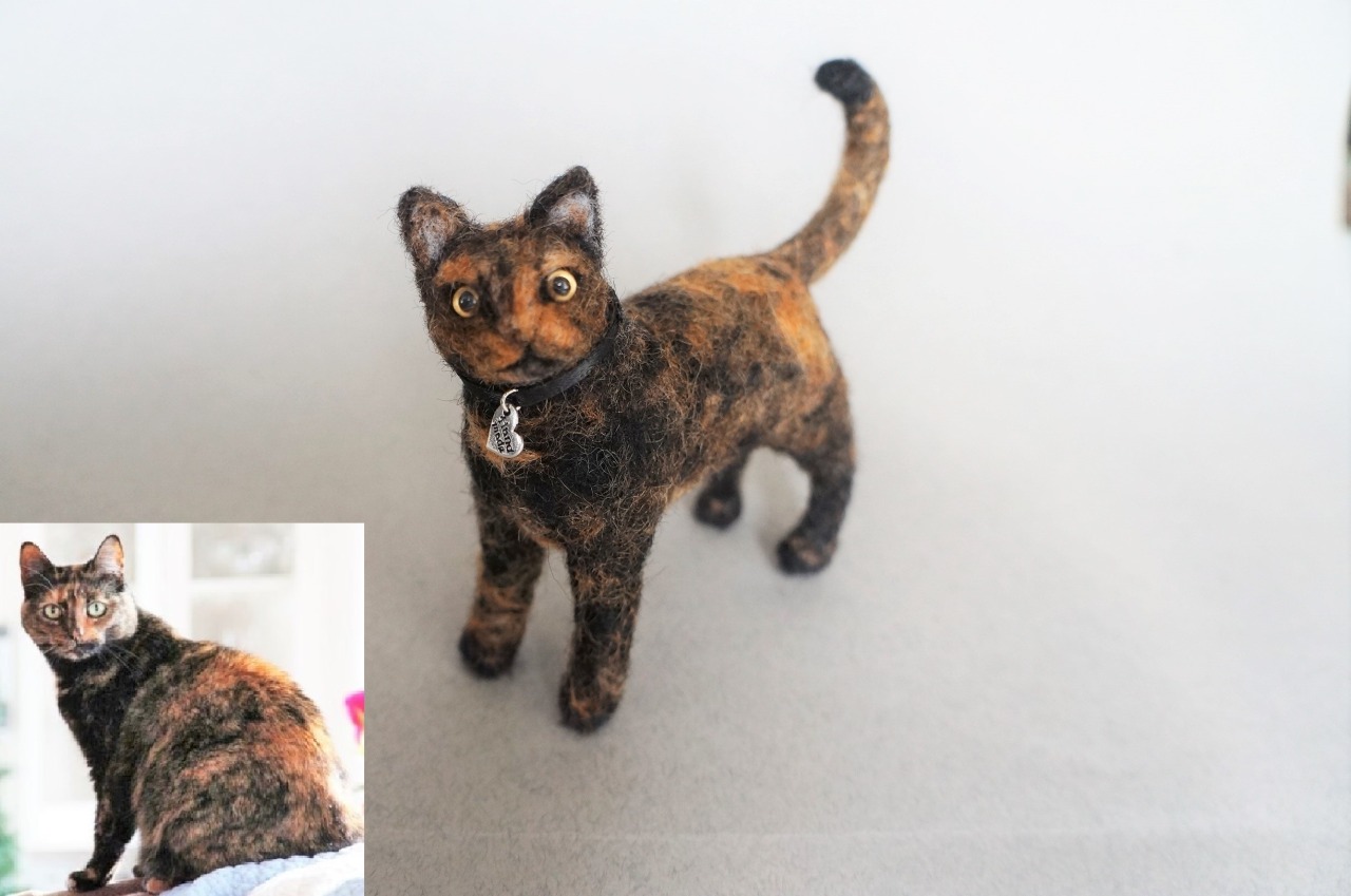 tortoise shell cat plush