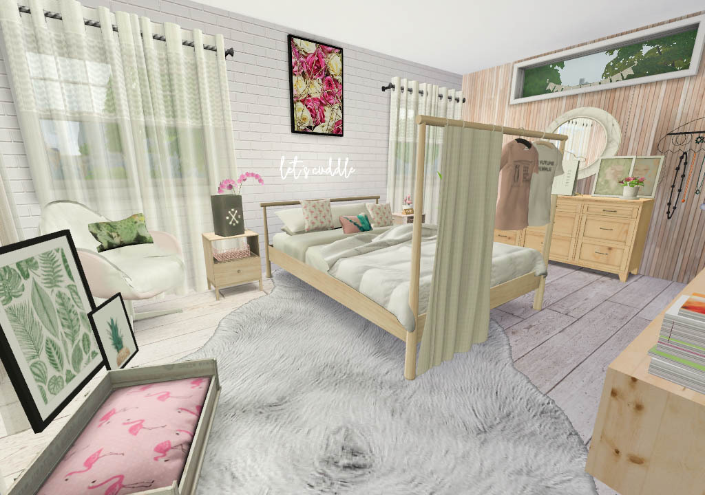 Out Of My Mind — Girly Sims 4 Bedroom • I Made This For My Hailey