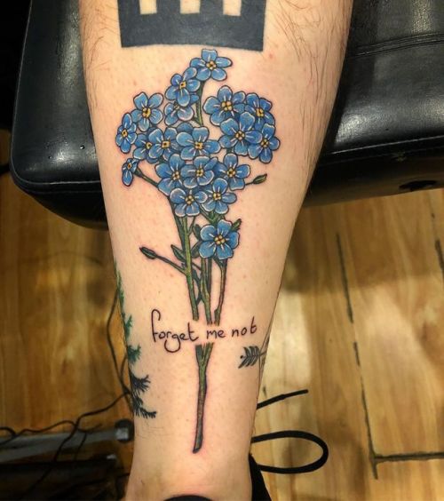 Forget me nots #forgetmenottattoo #forgetmenot #forgetmenots...