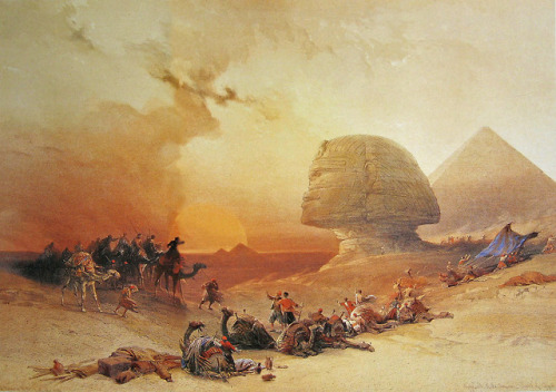 bellezzagrande:The Approach Of The Simoon At Giza