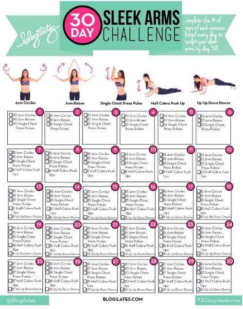 prettygirls-fitness:30 Day Full Body Challenges(Tbh this...