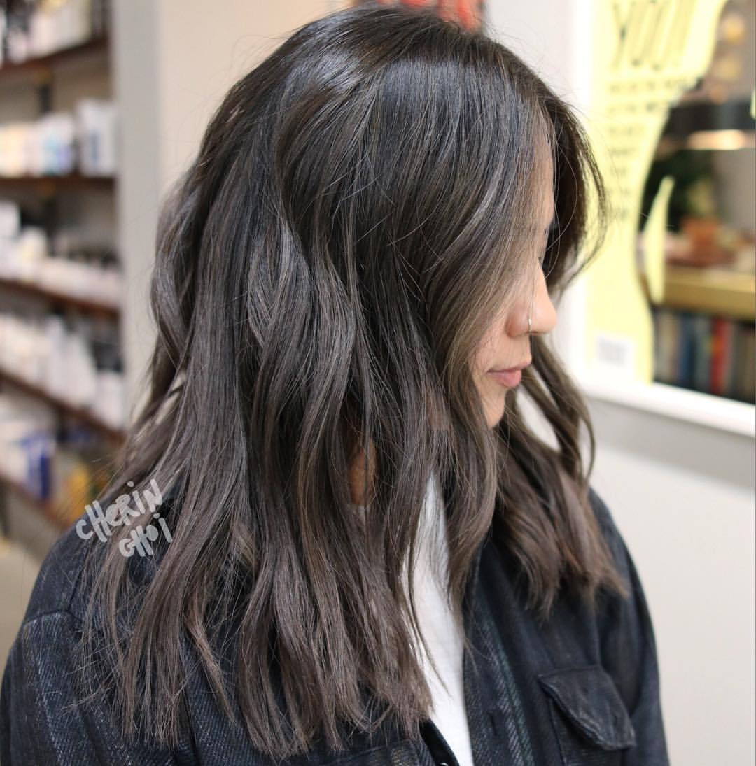 Hair By Choi Ce Grey Highlights Over Natural Black Hair
