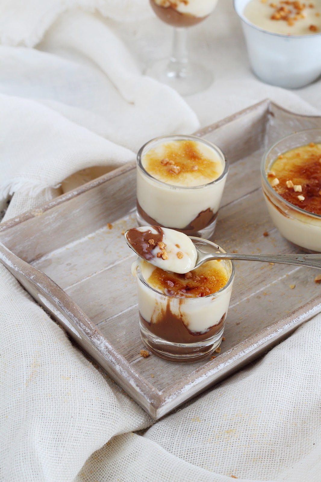 if you bake it, they will come (nutella creme brulee click here for recipe)