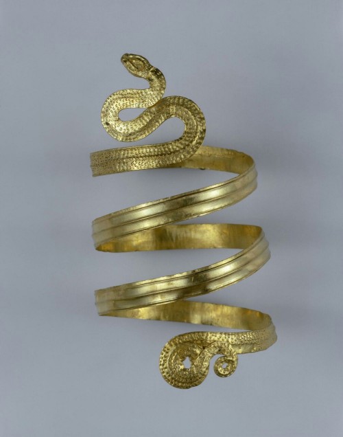 theancientwayoflife:~Spiral Bracelet in the Shape of a...