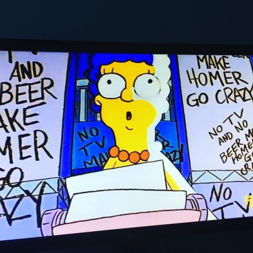 “No TV, no beer makes Homer something...