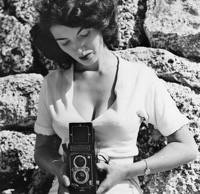 Bunny Yeager, Self-portrait
