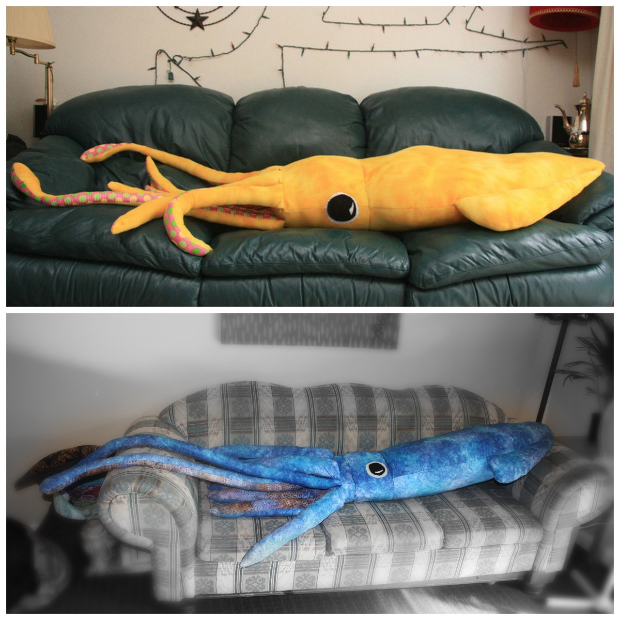 8 foot squid pillow