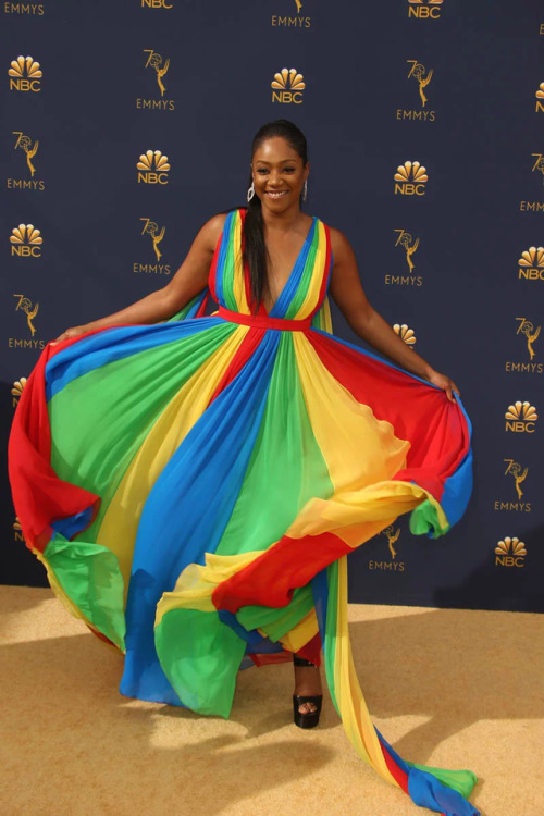 chelebelleslair:Emmy Award winner Tiffany Haddish attending the...