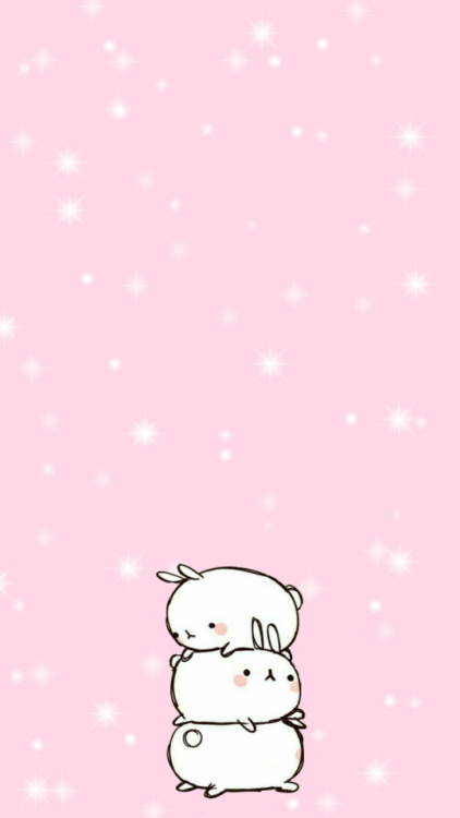 princessbabygirlxxoo:Pink sparkly bunny lockscreens requested...