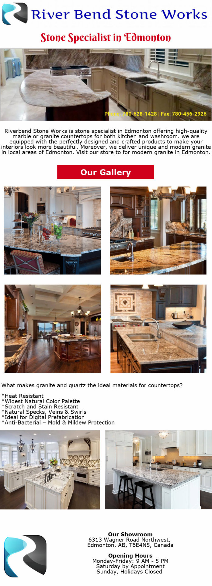 Granite Quartz Marble Countertops Edmonton