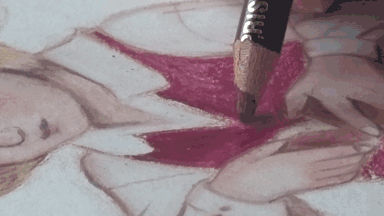 Gif of adding "tuscan red" to vest