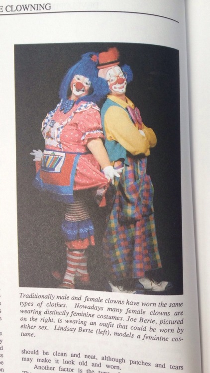 clown-culture:Photos from one of my favorite clowning books,...