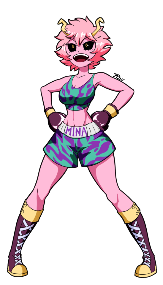 Welcome To My Art Dump (boxer Mina Ashido. Yo! This Is My First 