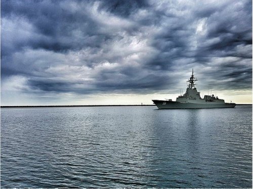 First of new #Hobart class aegis destroyers delivered to...