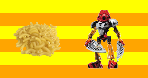 yourfaveismakingmacandcheese:Tahu Nuva from Bionicle is making...