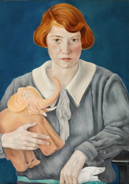 Otto Rodewald, portrait Gerda Margarethe Rück, 1929. Oil on…