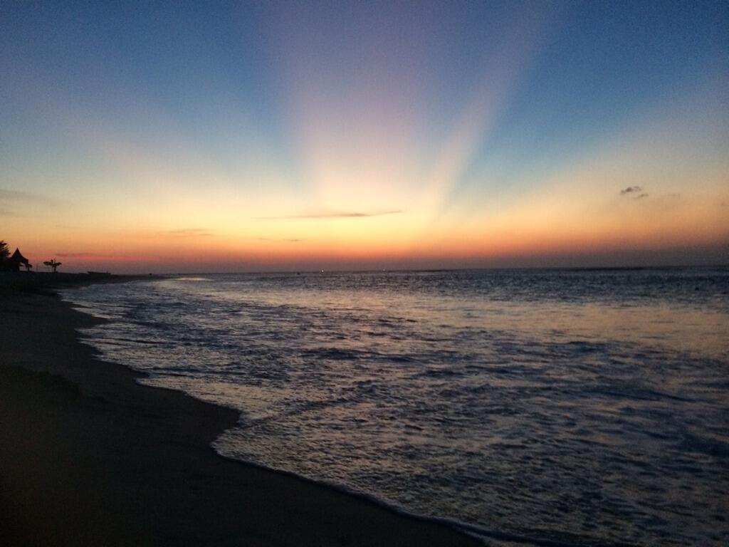 Komunitas At Iloveaceh View Senja Sore Hari Di Pantai