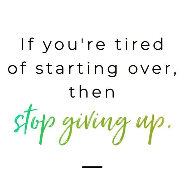 WrapwithKimTee — If you’re tired of starting over, then stop giving...