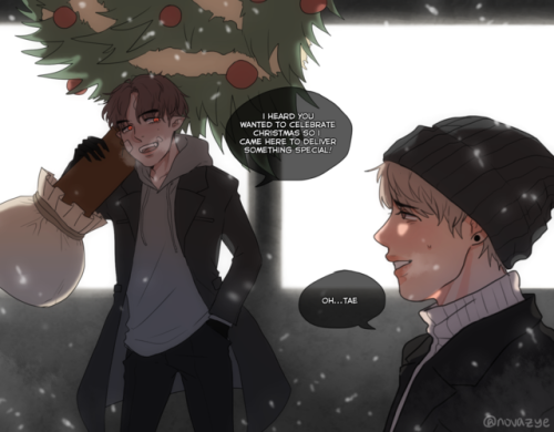 novazye:From the same au hereJust vmin spending Christmas...