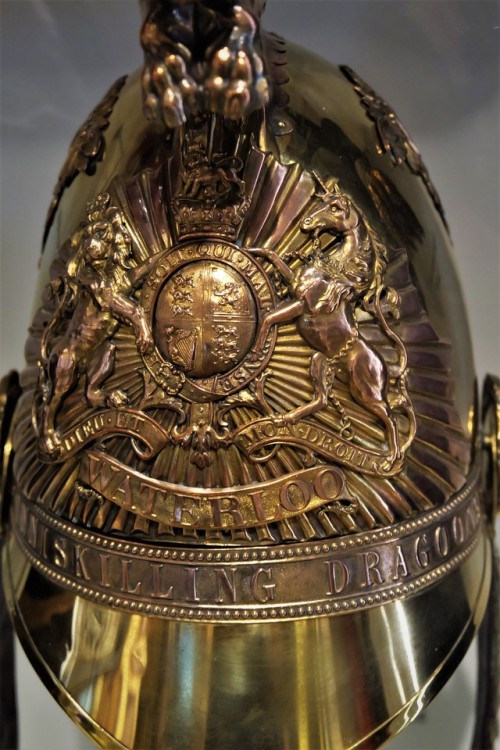 barbucomedie:Officer’s Helmet of the 6th (Inniskilling)...