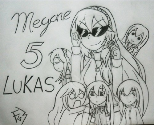 #megane #megurineluka #luka #5 soles #perú #peru #vocaloid