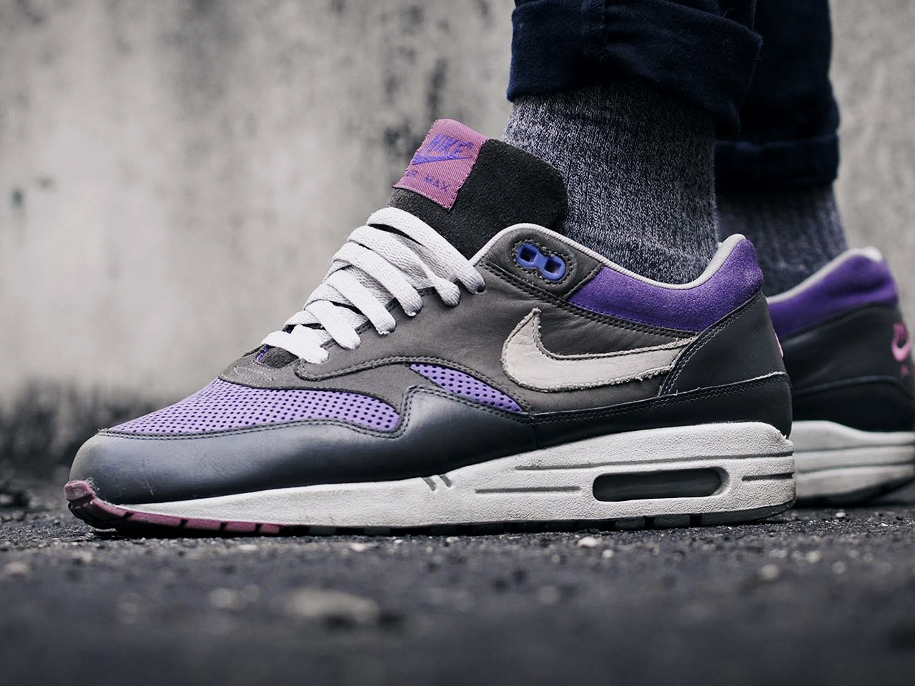 nike air max 1 purple