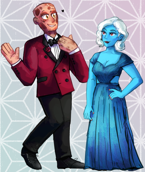 cappybara:outfit commission of wade and vanessa for...