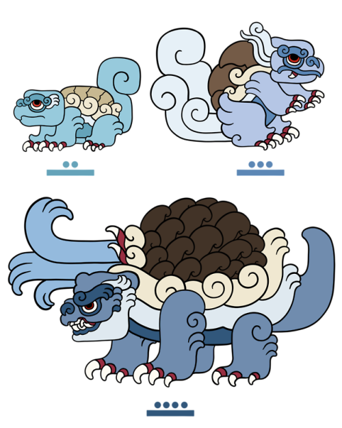 monarobot:Here’s my updated version of my Pokemayan starters!...