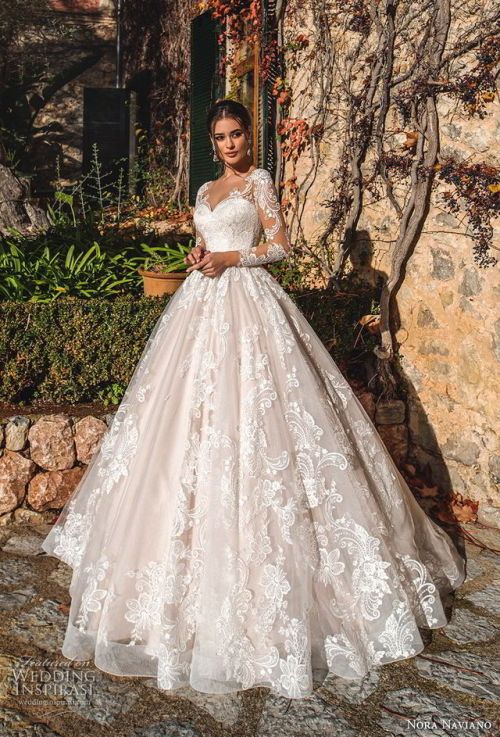 (via Nora Naviano 2019 Wedding Dresses — “Voyage” Bridal...