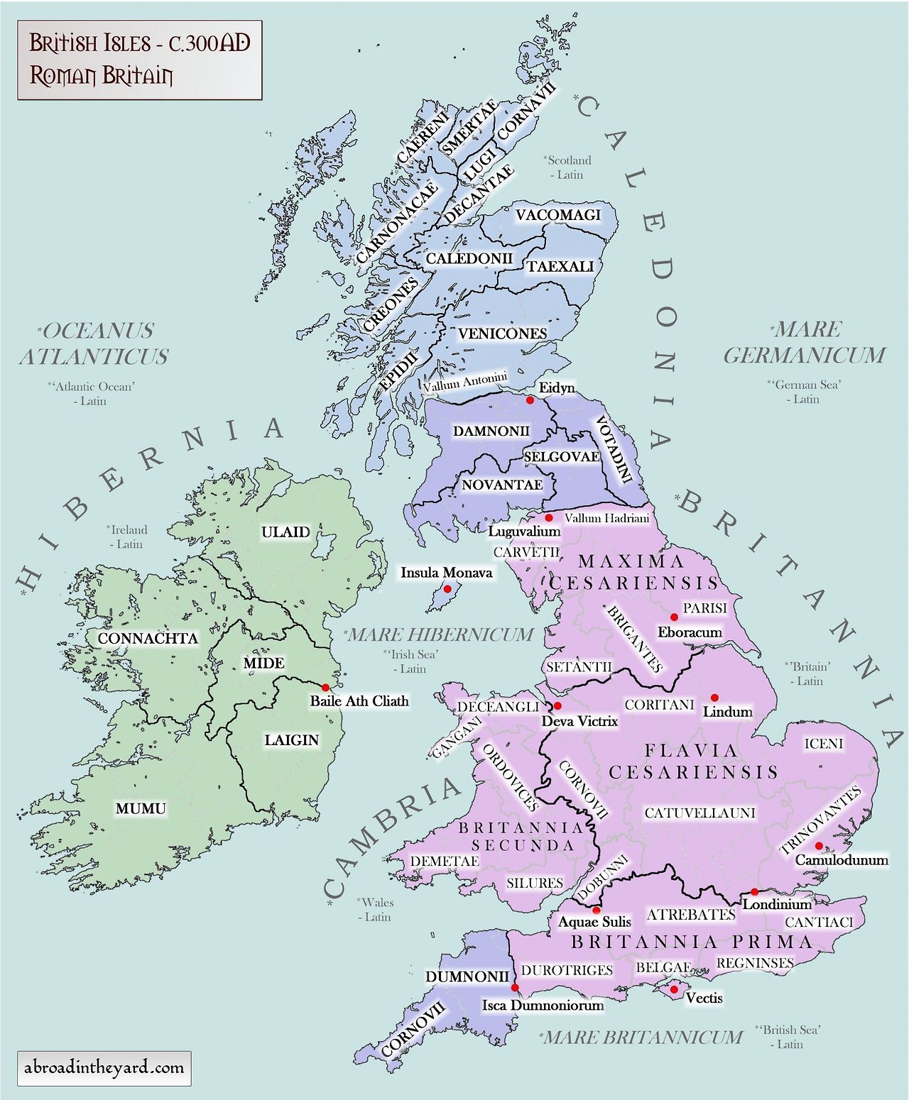 map-of-the-british-isles-circa-300-ad-maps-on-the-web