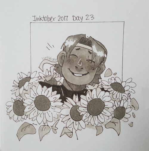 turtletoria-art:inktobers days 18-23!! it’s voltron and flowers...